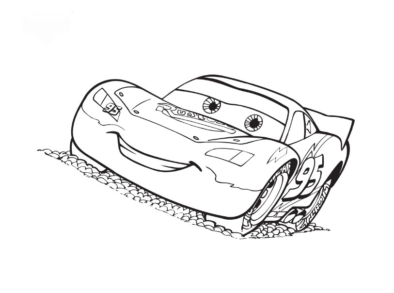 Desenhos para colorir: Carros Disney