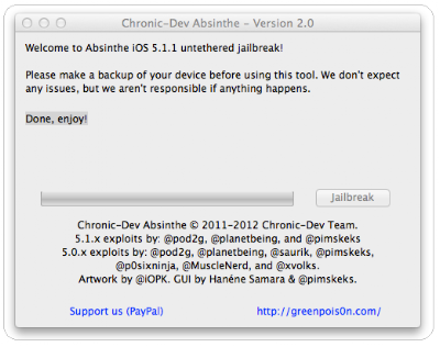  jailbreak iOS 5.1/5.1.1