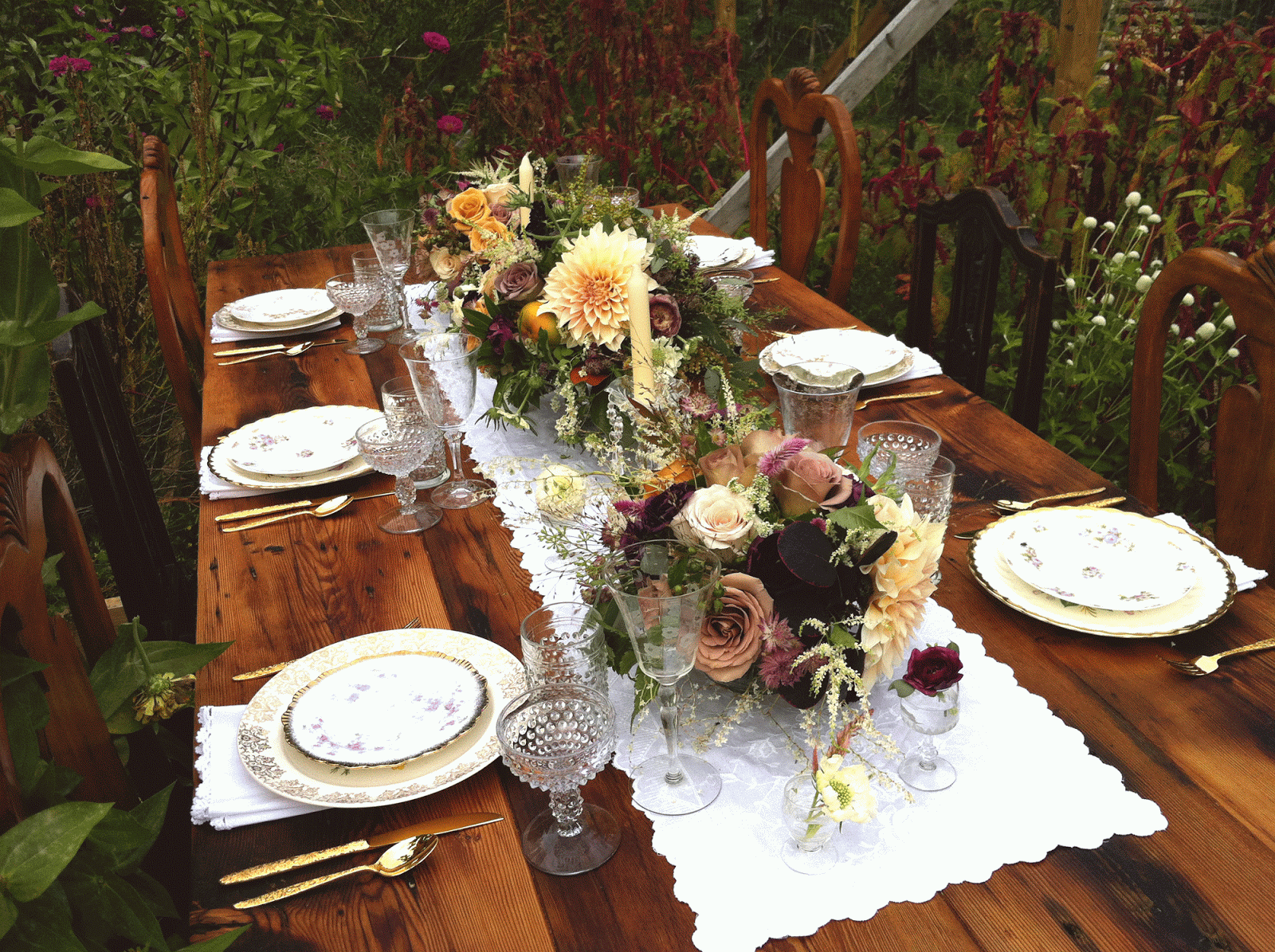 Something Vintage Rentals Farm Table Rentals + Vintage Chairs