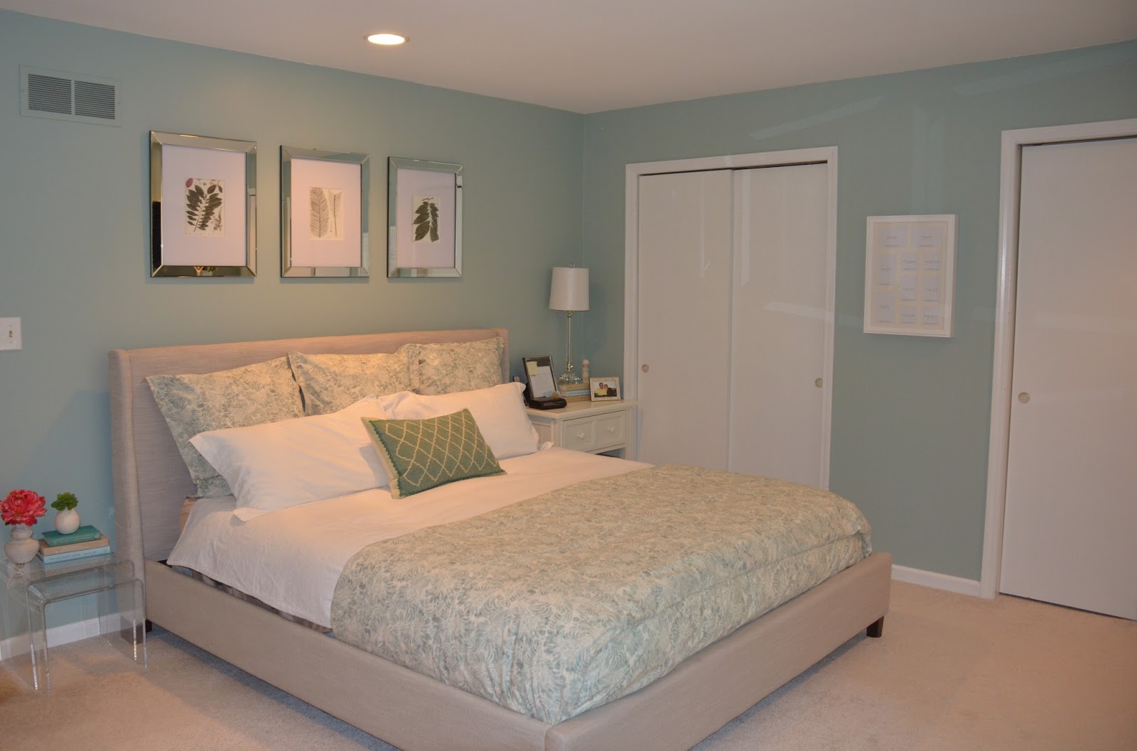 {Jessica Stout Design} Glamour Meets Spa Retreat Master Bedroom