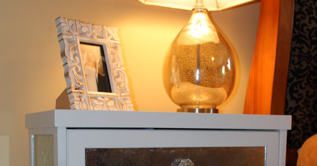 AntsiPants DIY Mirrored Nightstand IKEA Rast Hack