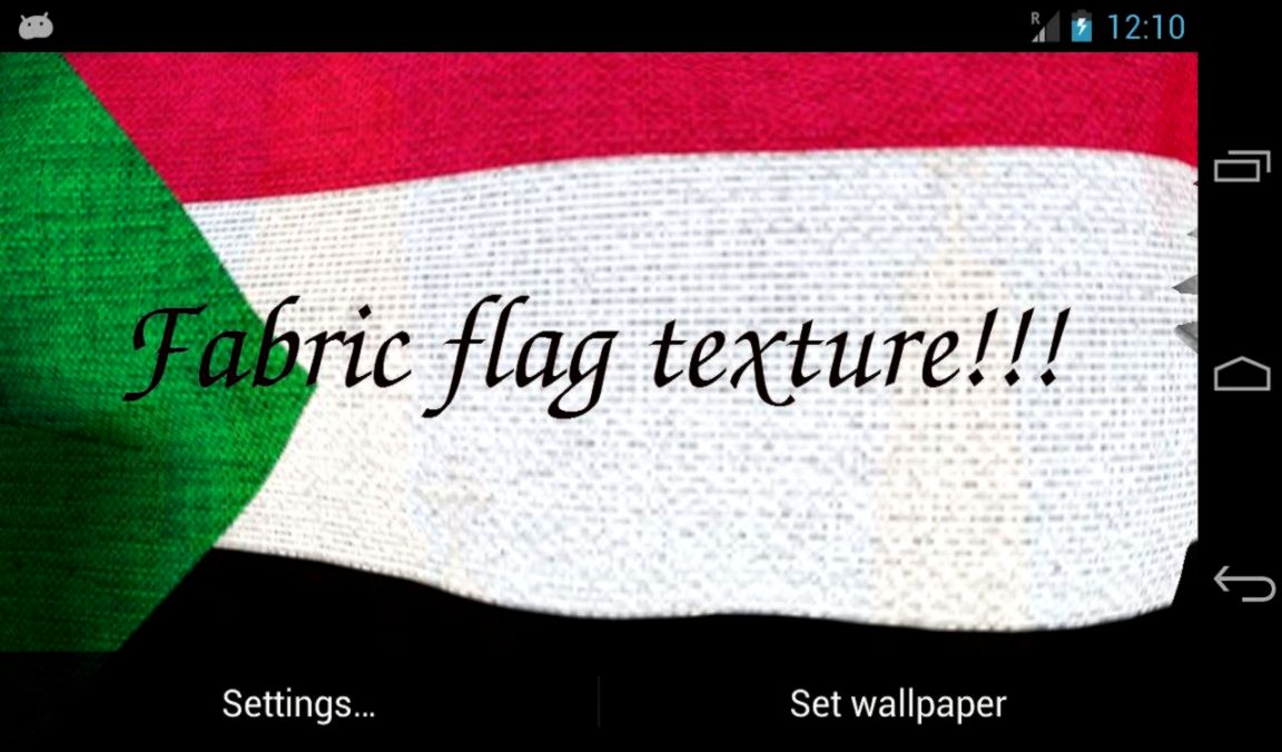 3D Sudan Flag Live Wallpaper Android Apps and Tests AndroidPIT 3D Sudan Flag Live Wallpaper Android Apps and Tests AndroidPIT