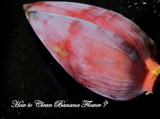 How to clean Banana Flower 