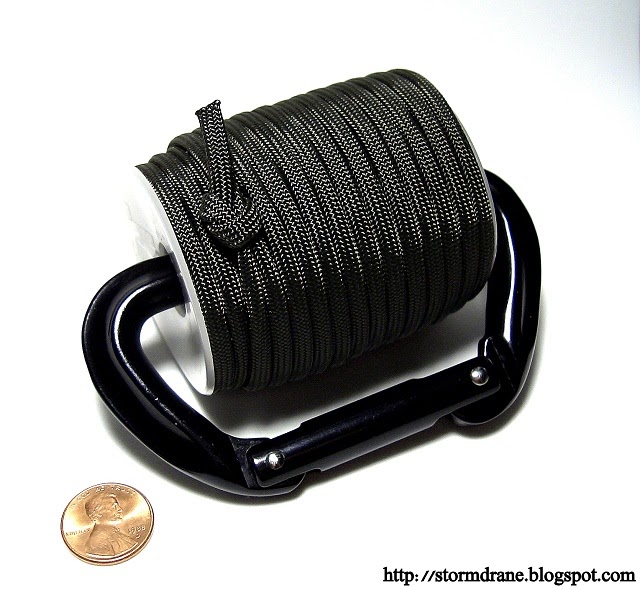 Stormdrane's Blog Paracord Carabiner Spool Part II...