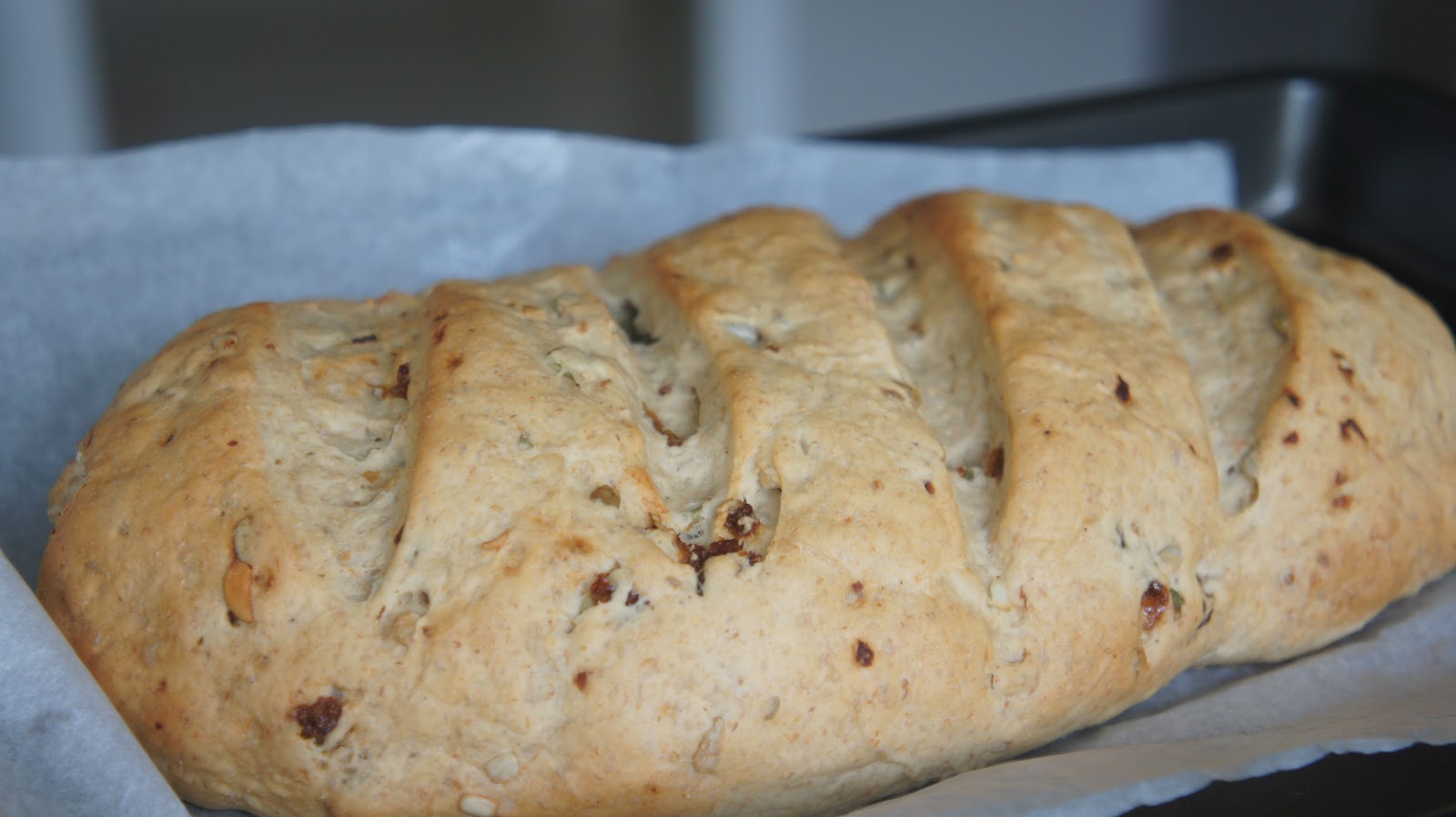 Thermomix Playground Wholemeal Bread with Nuts and Raisin