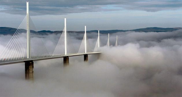 Millau Viaduct Night