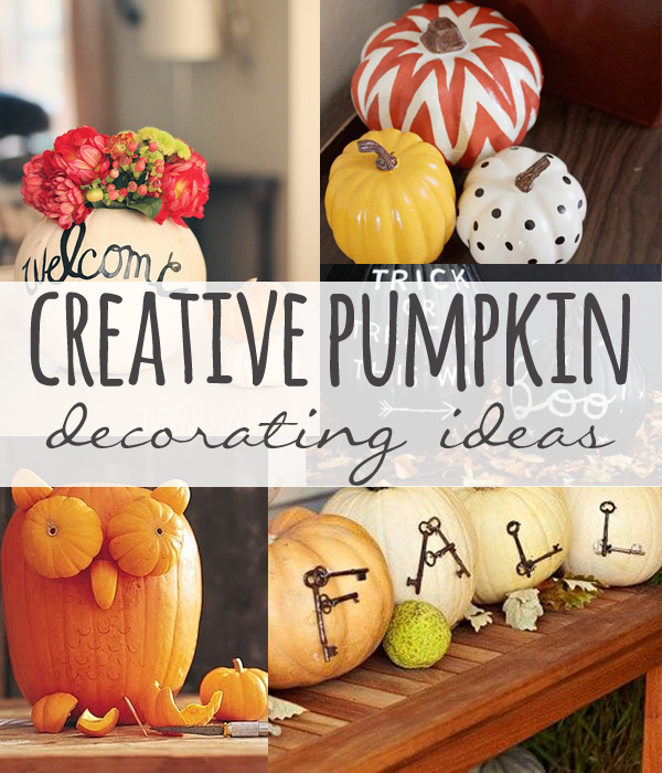 This Little House Of Mine Creative Pumpkin Decorating Ideas