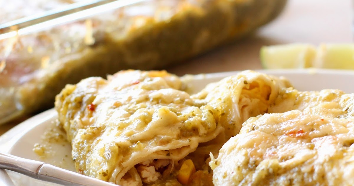 Lake Shore Lady Feed Your Creativity Jalapeno Havarti Enchiladas with Tomatillo Salsa