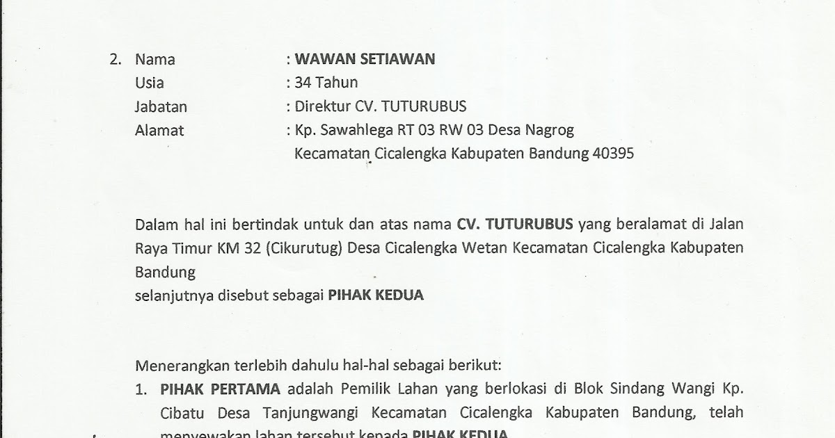 gerakan nusantara hijau contoh surat perjanjian sewa gerakan nusantara hijau contoh surat perjanjian sewa