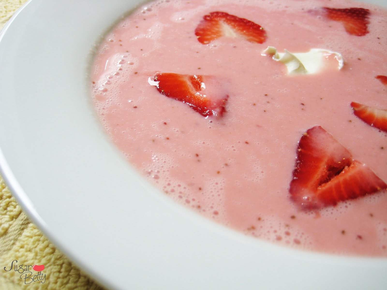 Sugar.Betty Chilled Strawberry Soup