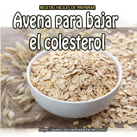 Avena para bajar el colesterol avena,linaza