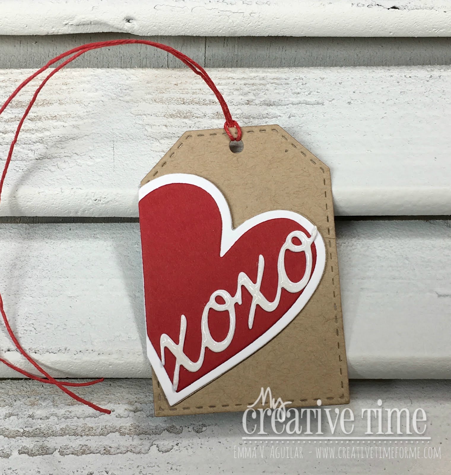 MY CREATIVE TIME Cute Heart Tag Die  ̹ ˻