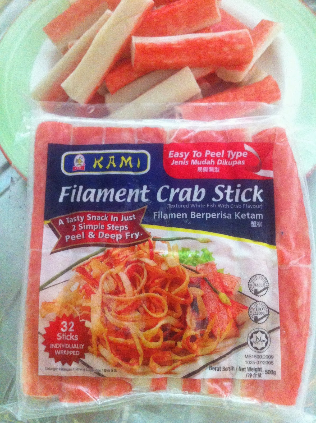 Baking For Cowboys Crispy Crab Sticks (Filament Crab Sticks Snack) 酥炸蟹柳丝