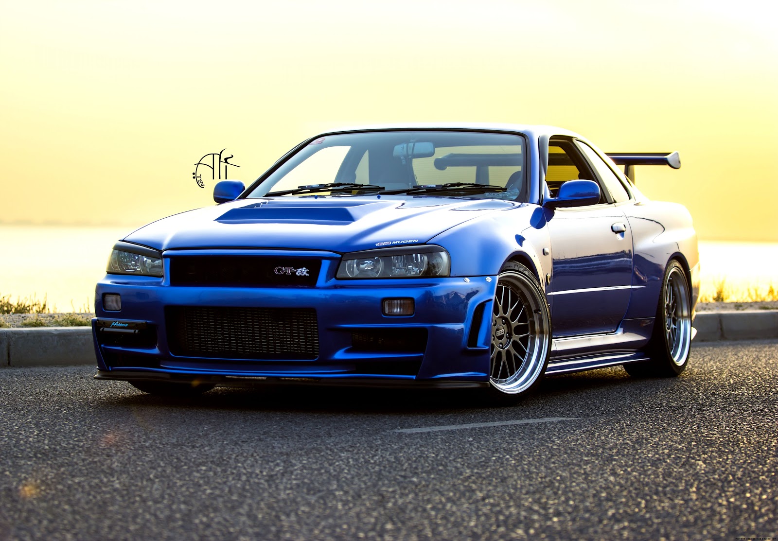 Blue Nissan Skyline GTR R34 Wallpaper Blue Nissan Skyline GTR R34 Wallpaper