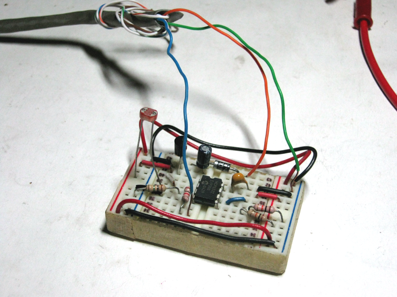 On the Drawing Board Measuring LDR resistance from dusk to night