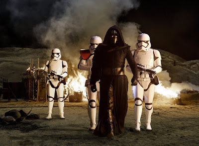 Adam Driver as Kylo Ren in Star Wars: The Force Awakens