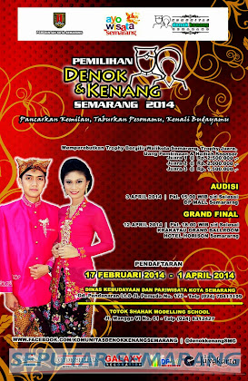 Poster Lomba Pemilihan Denok Kenang Semarang 2014