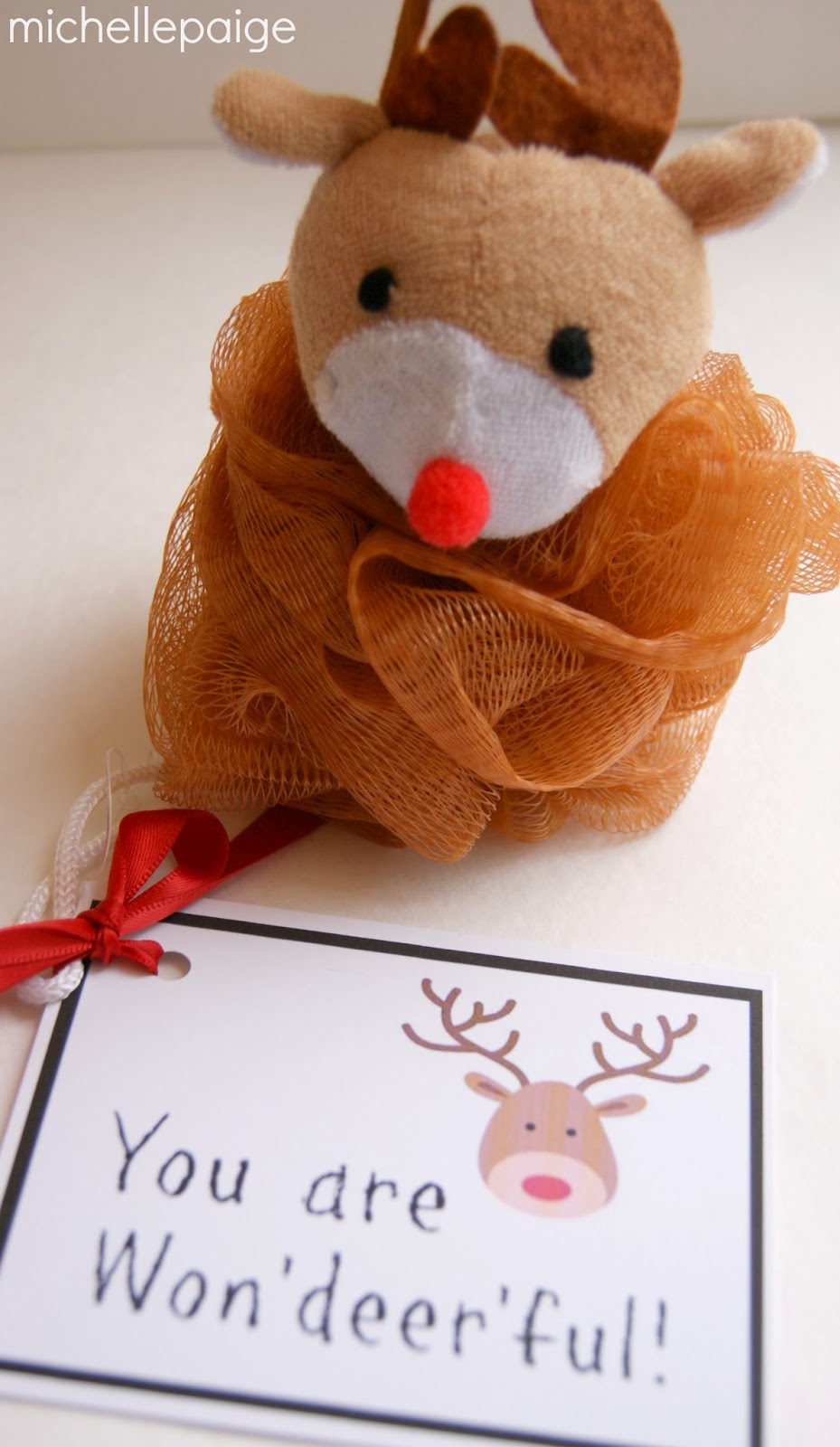 michelle paige blogs Printable Reindeer Gift Tags