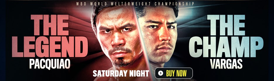Manny Pacquiao vs. Jessie Vargas Live Stream Boxing Start Time preview