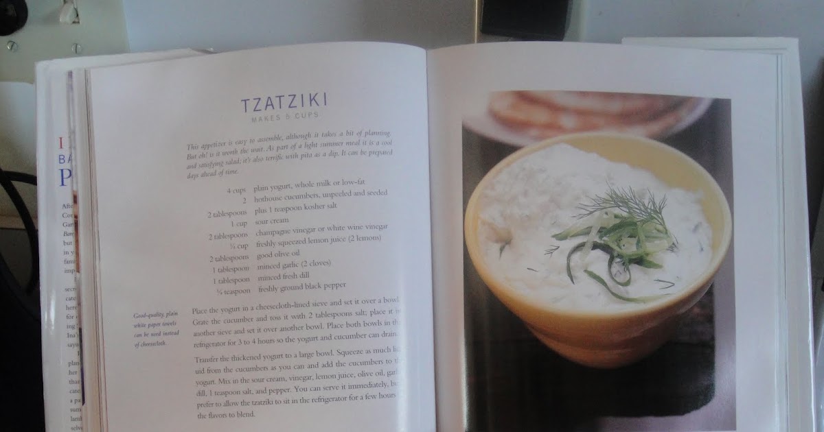 Summer is a Verb Barefoot Contessa's Tzatziki Dip