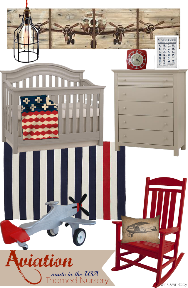 Fawn Over Baby "Made In The USA" Themed Nursery Designs Featuring