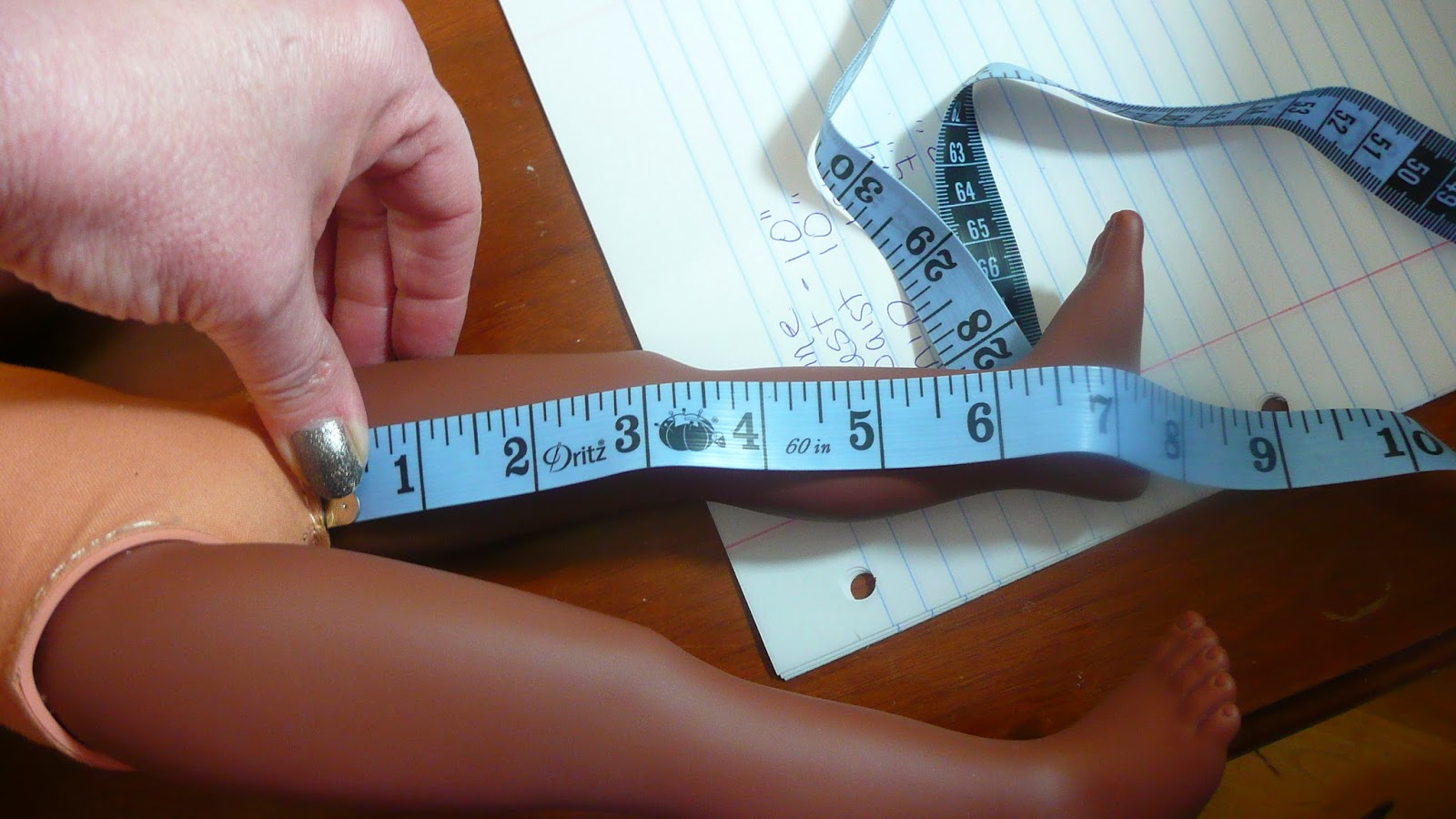 joanne's 18" dolls Doll Measurement Comparison