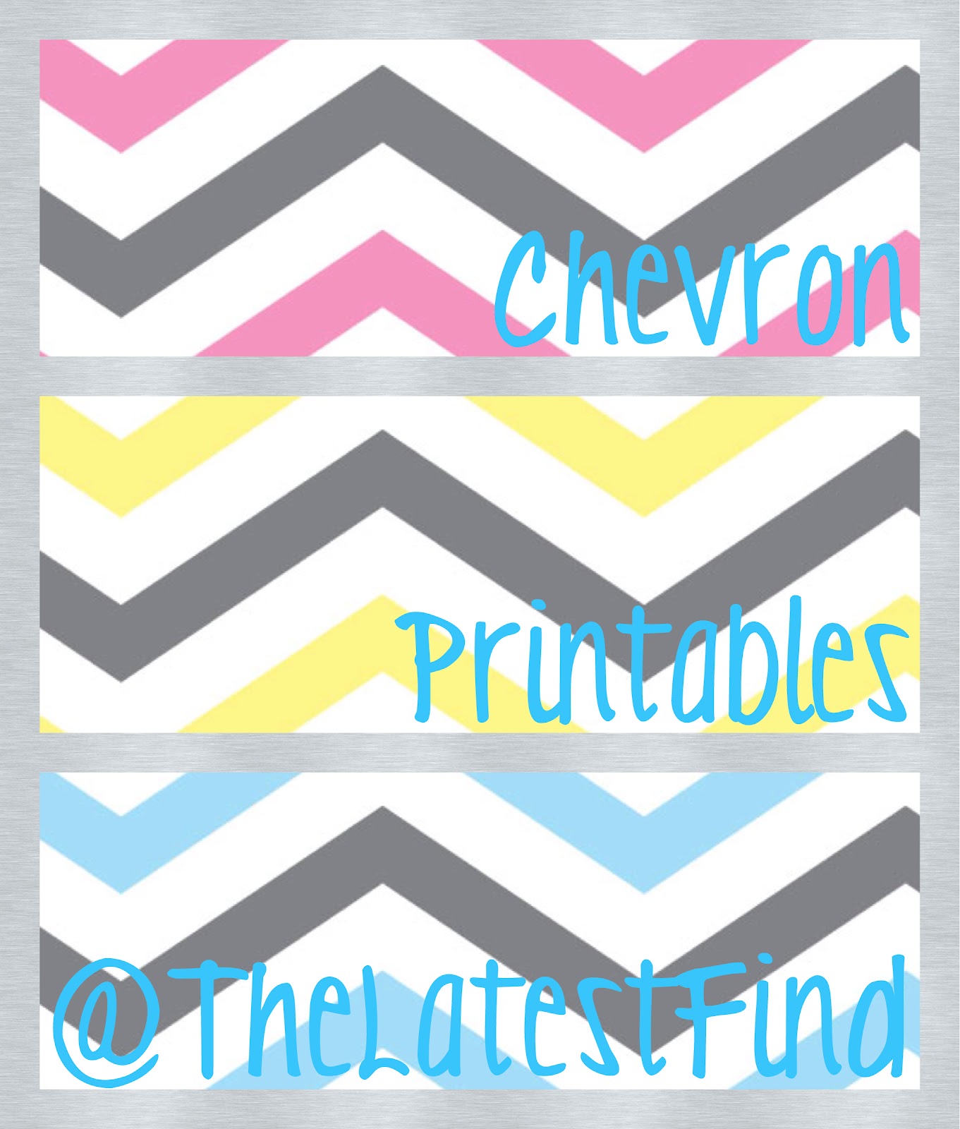 Make it Create by LillyAshley...Freebie Downloads: Chevron Printables