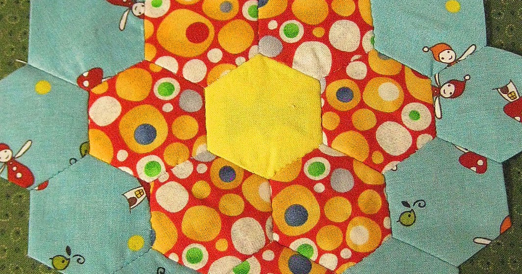 janae king designs Hexagon Quilt Block Tutorial