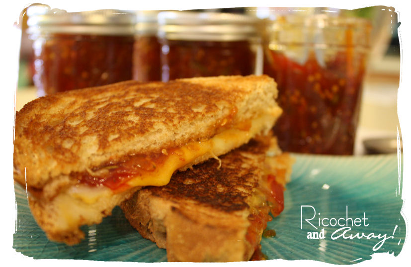 Ricochet and Away! Time for tomato....jam!