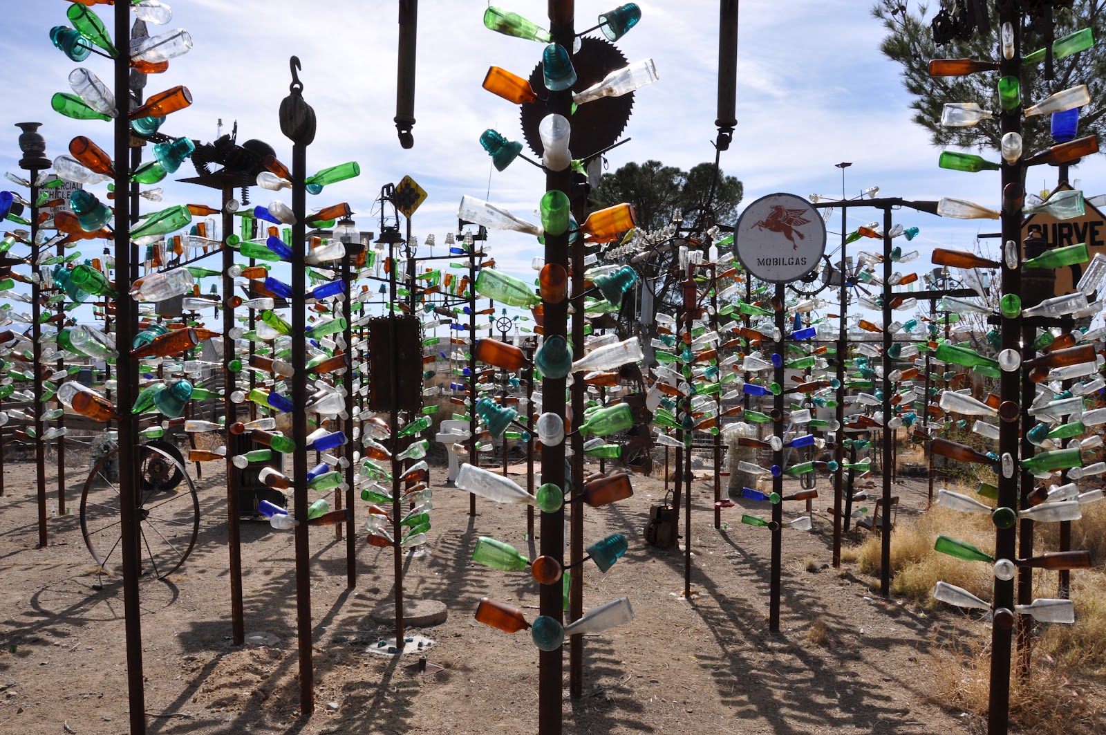 Route 66 Bottle Tree Ranch. Helendale, California.