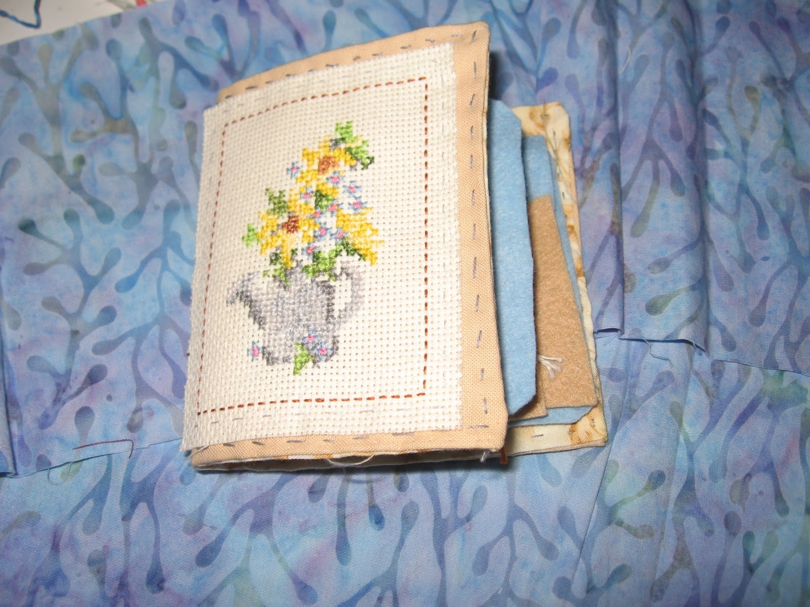 Artistic Endeavors of a Restless Soul Cross stitch book of needles..