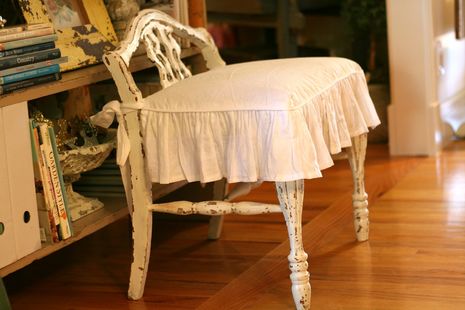 Custom Slipcovers by Shelley Wood Arm Chair Slipcover