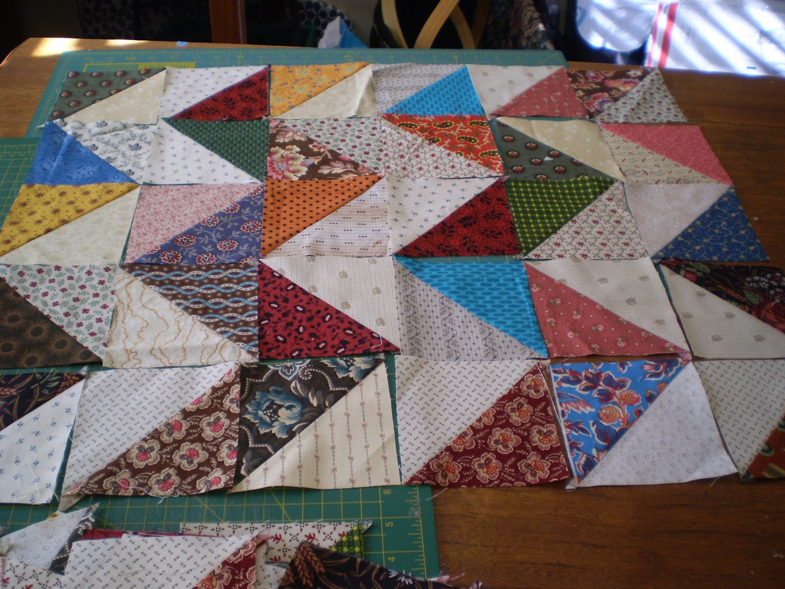 Legend and Lace Cutting two quilts at one time