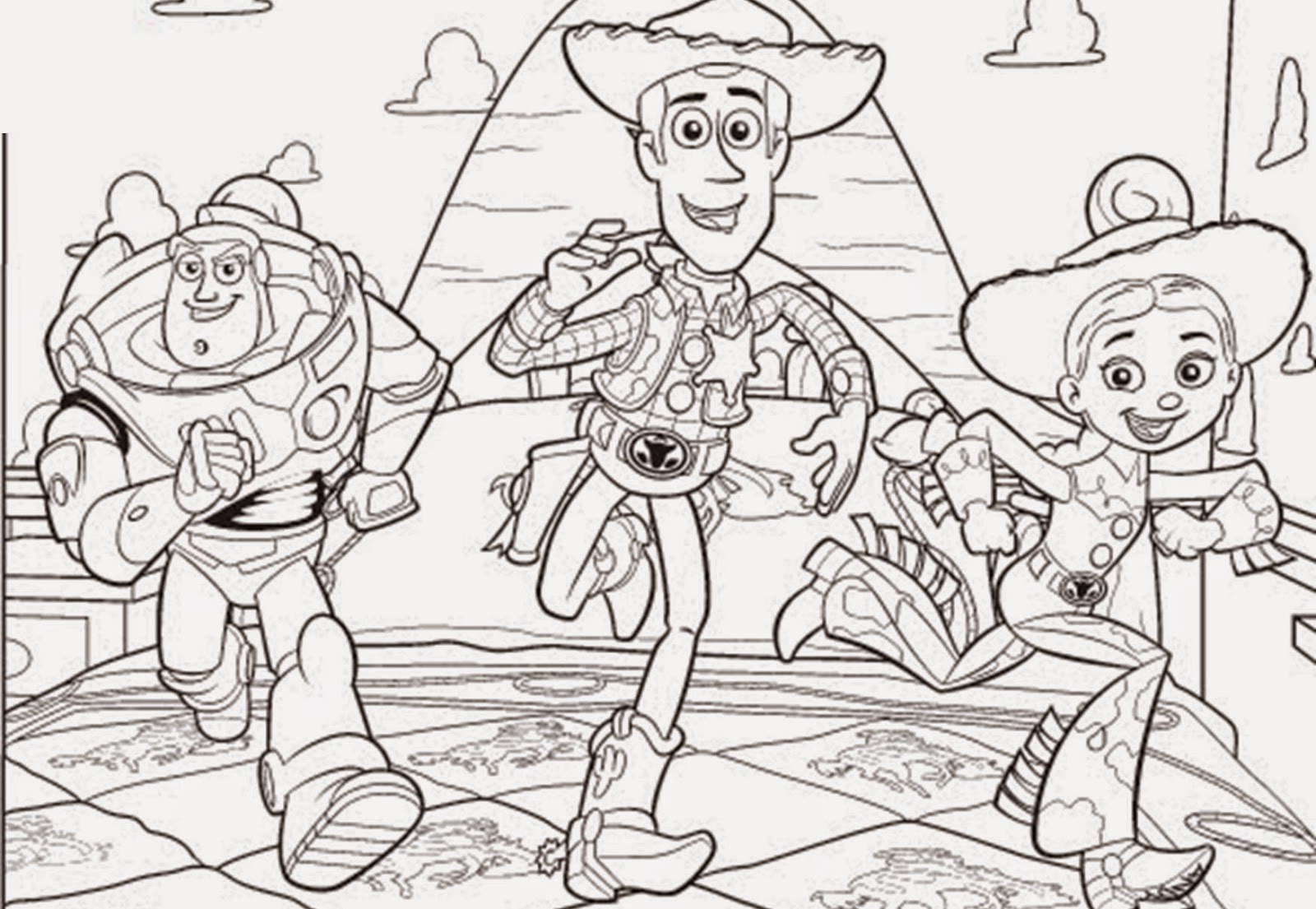 free printable coloring pages Toy Story coloring.filminspector.com