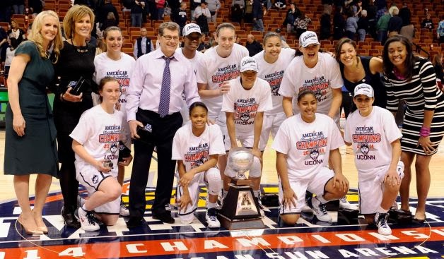 Undefeated UConn women & 7 others make it to the Big Dance Conn+title+I