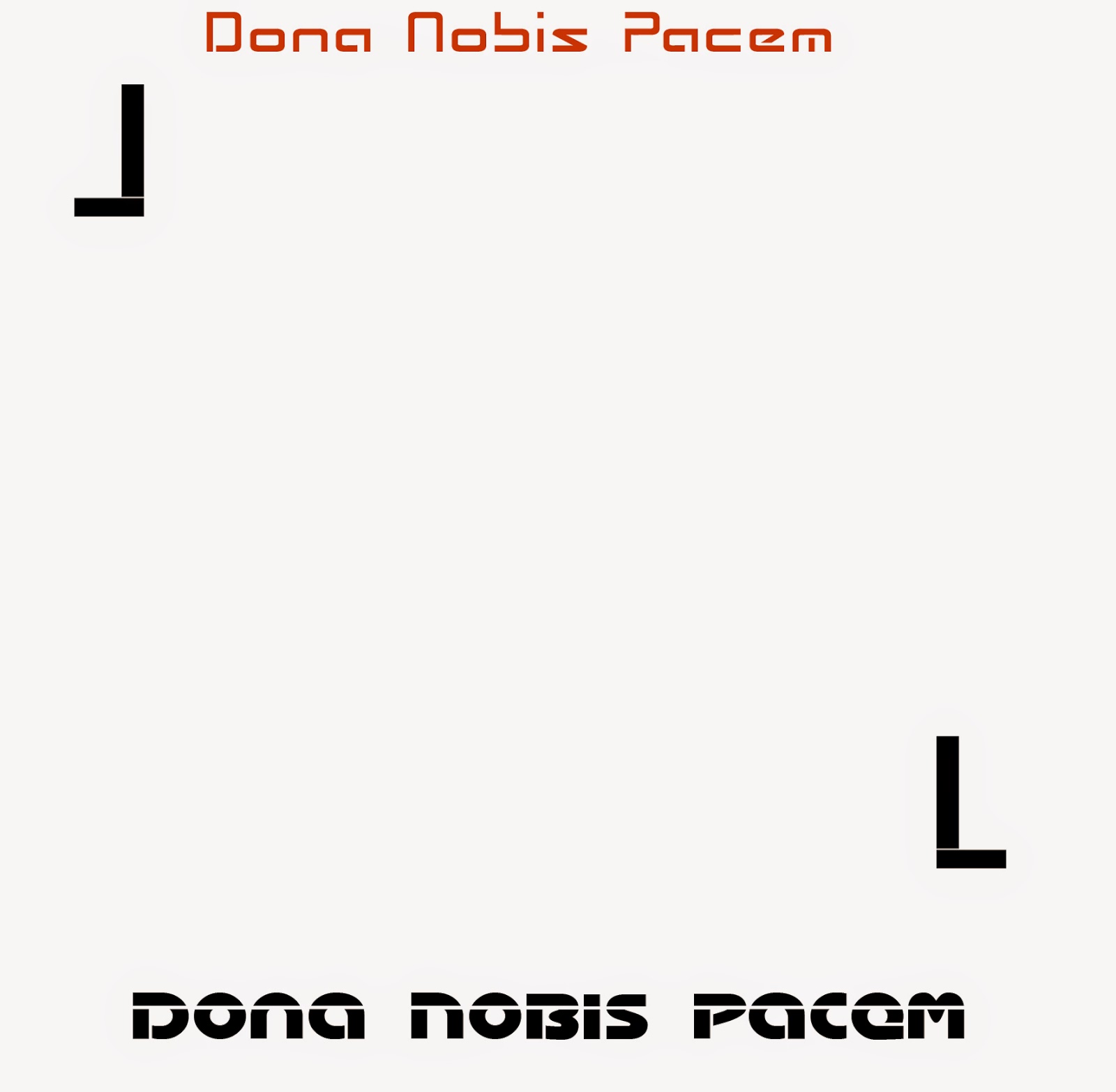 Stencil multicapa gratis imprimible Dona Nobis Pacem4