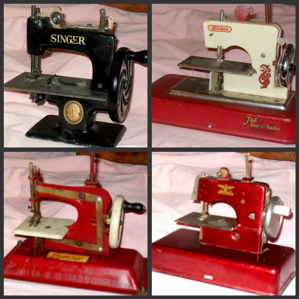 Lambs and Ivy Designs Antique toy sewing machines. A little girl's dream.