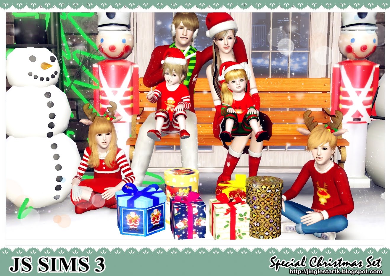 [JS SIMS 3] Merry Christmas!! Special Christmas Set For You move to