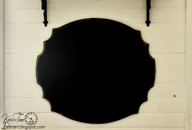 Repurposed antique table chalkboard from knickoftimeinteriors.blogspot.com Repurposed antique table chalkboard from knickoftimeinteriors.blogspot.com
