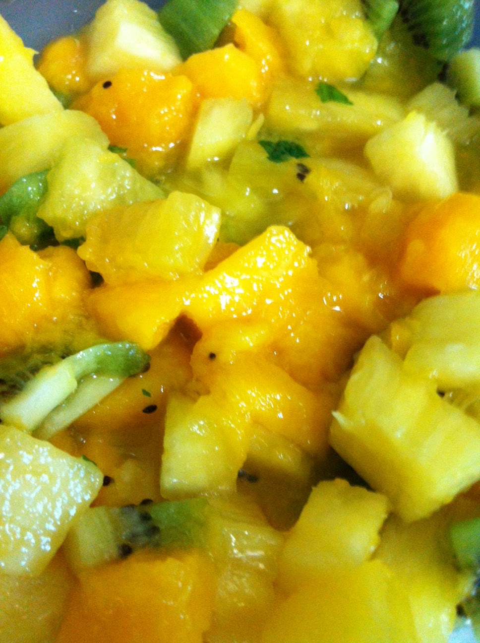 Life and Other Shenanigans Fruit Salsa Mango, kiwi, pineapple PERFECTION