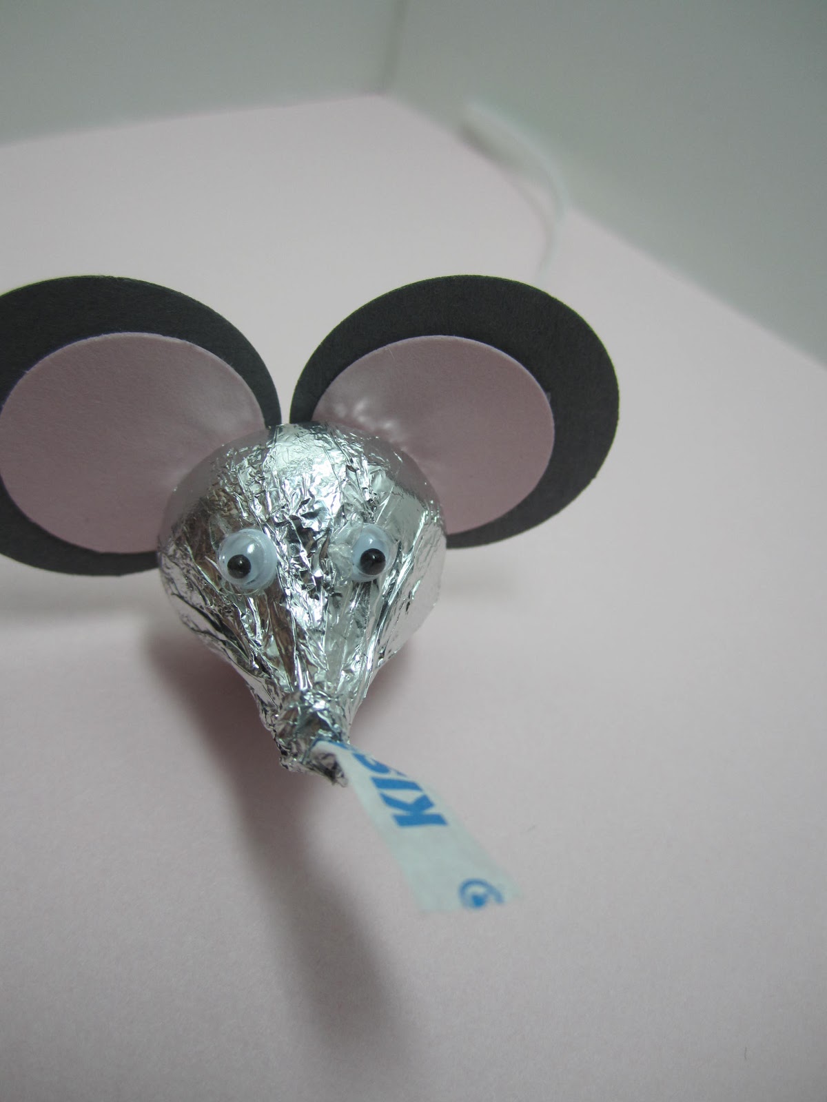 Goin' Over The Edge Hershey's kiss mice for valentine treat