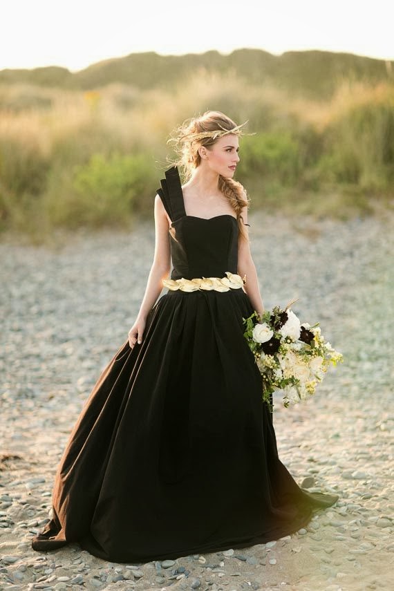 vestido de noiva preto tradição