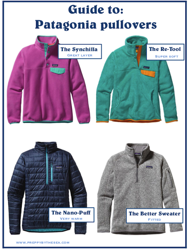Preppy by the Sea Guide to Patagonia Pullovers