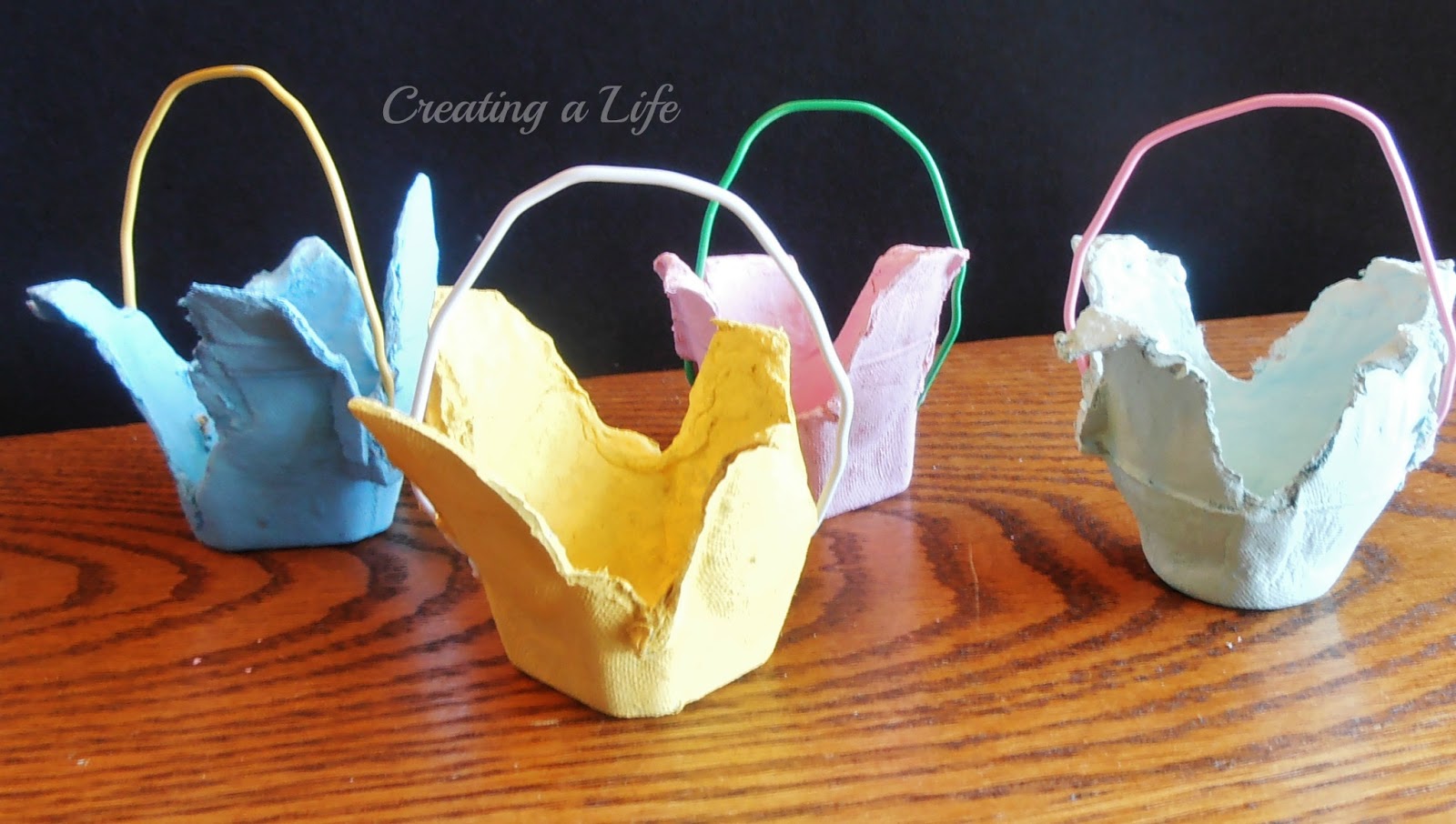 Creating A Life Spring! Egg Carton Mini Baskets