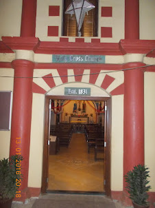Entrance to "Holy Cross Church" situated in Mahabaleshwar town.