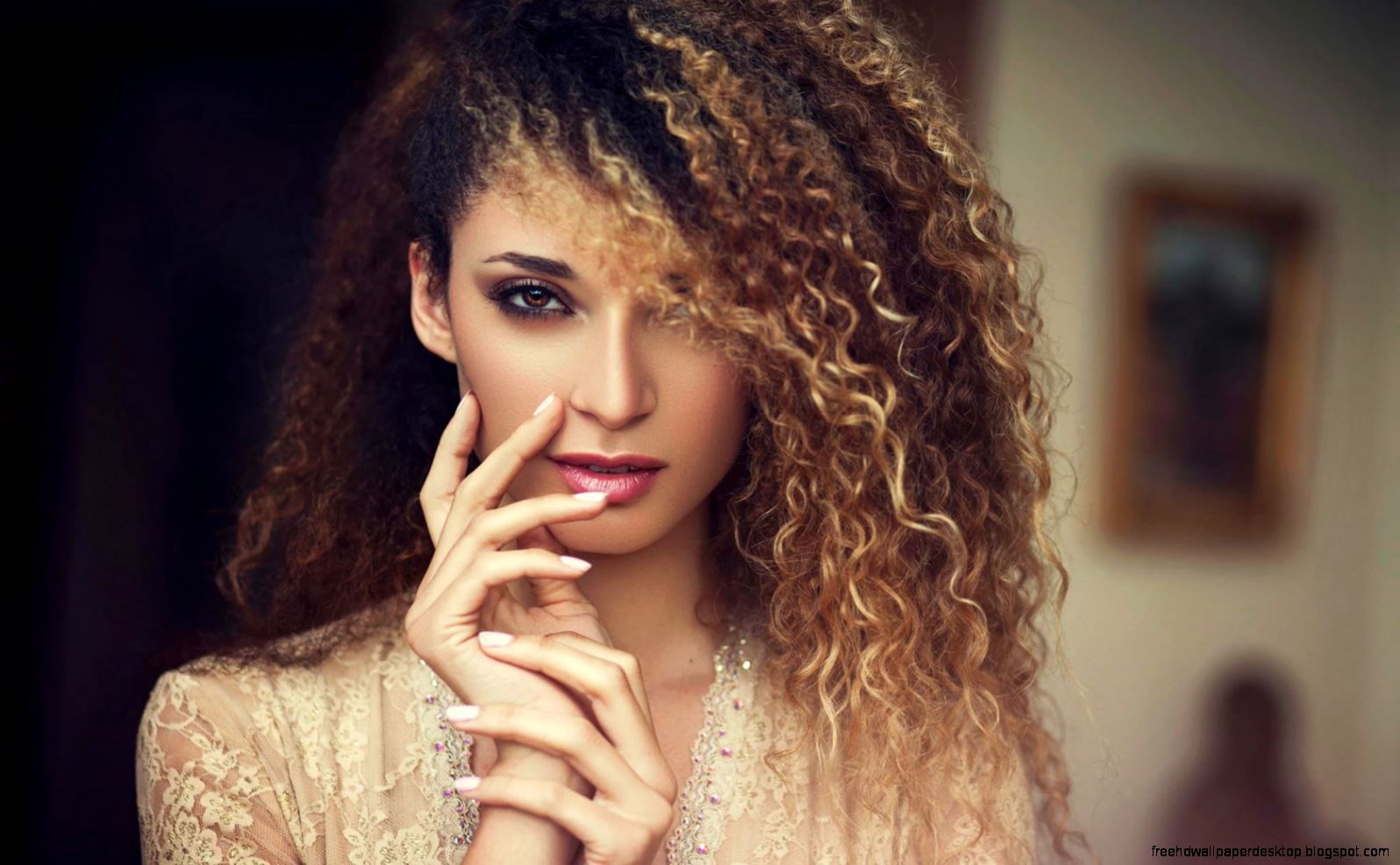 Portrait Model Lovely Eyes HD Wallpaper   FreeWallsUp