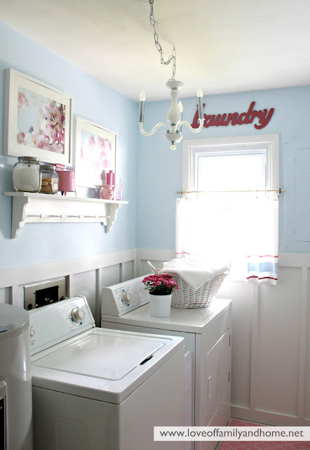 Board & Batten Laundry Room Makeover