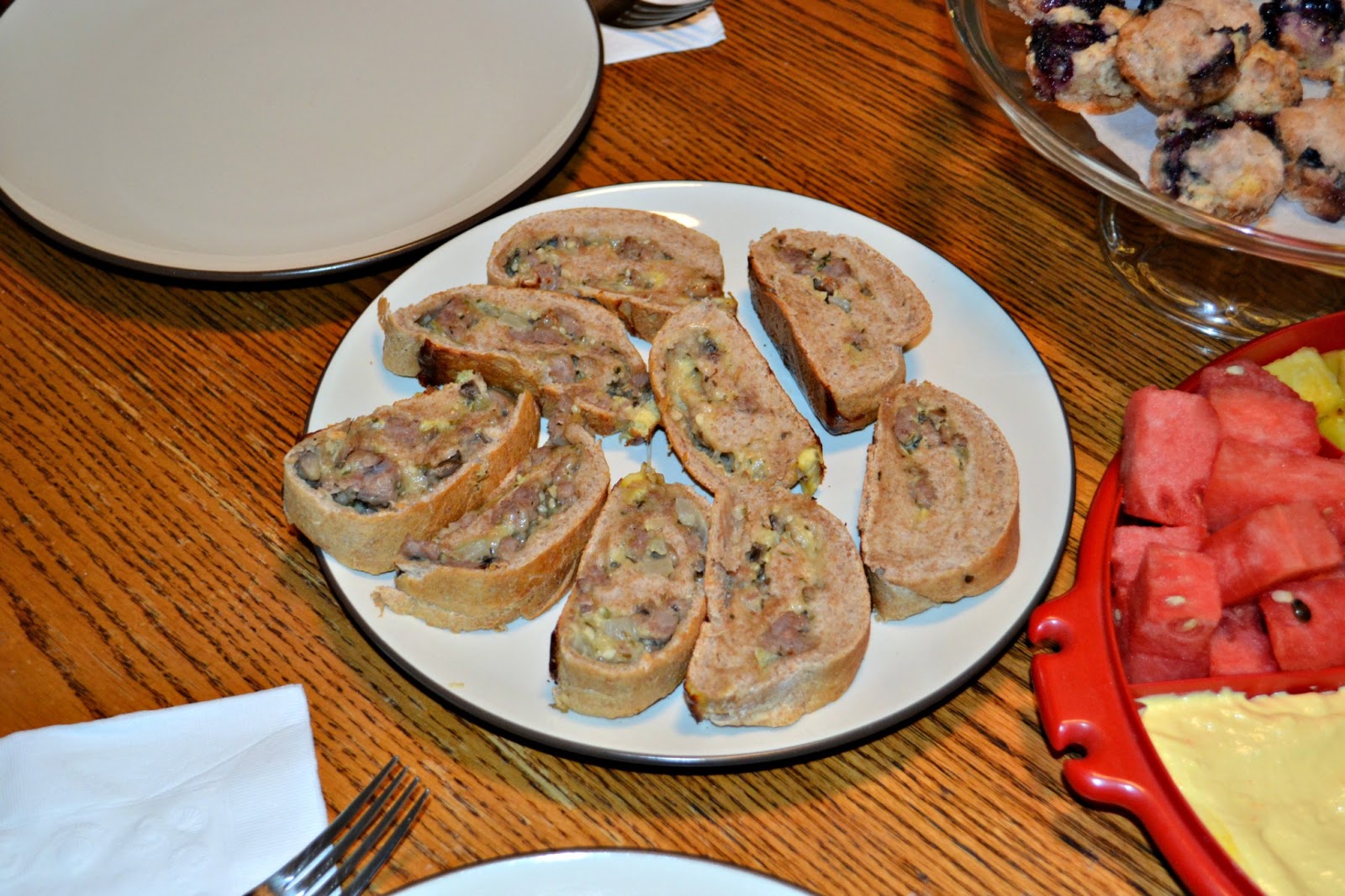 Breakfast Sausage Bread HezziD's Books and Cooks