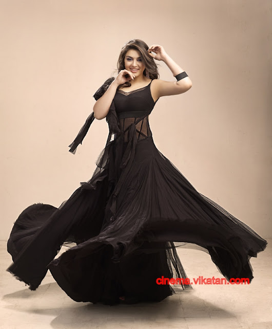  Hansika Motwani in black dress1 -  Hansika Motwani Latest Hot Photoshoot Pics - 2012