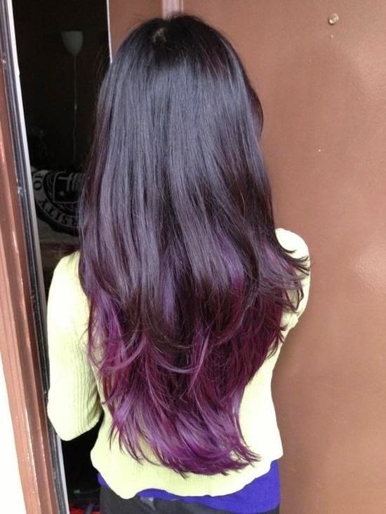 Jasminetay Blogspot Com Dip Dye Purple Hair